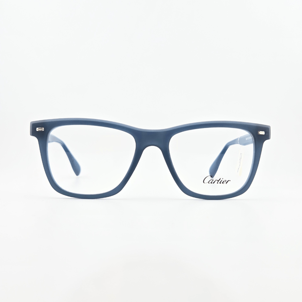 عینک طبی کارتیر مدل مستطیلی آبی مات