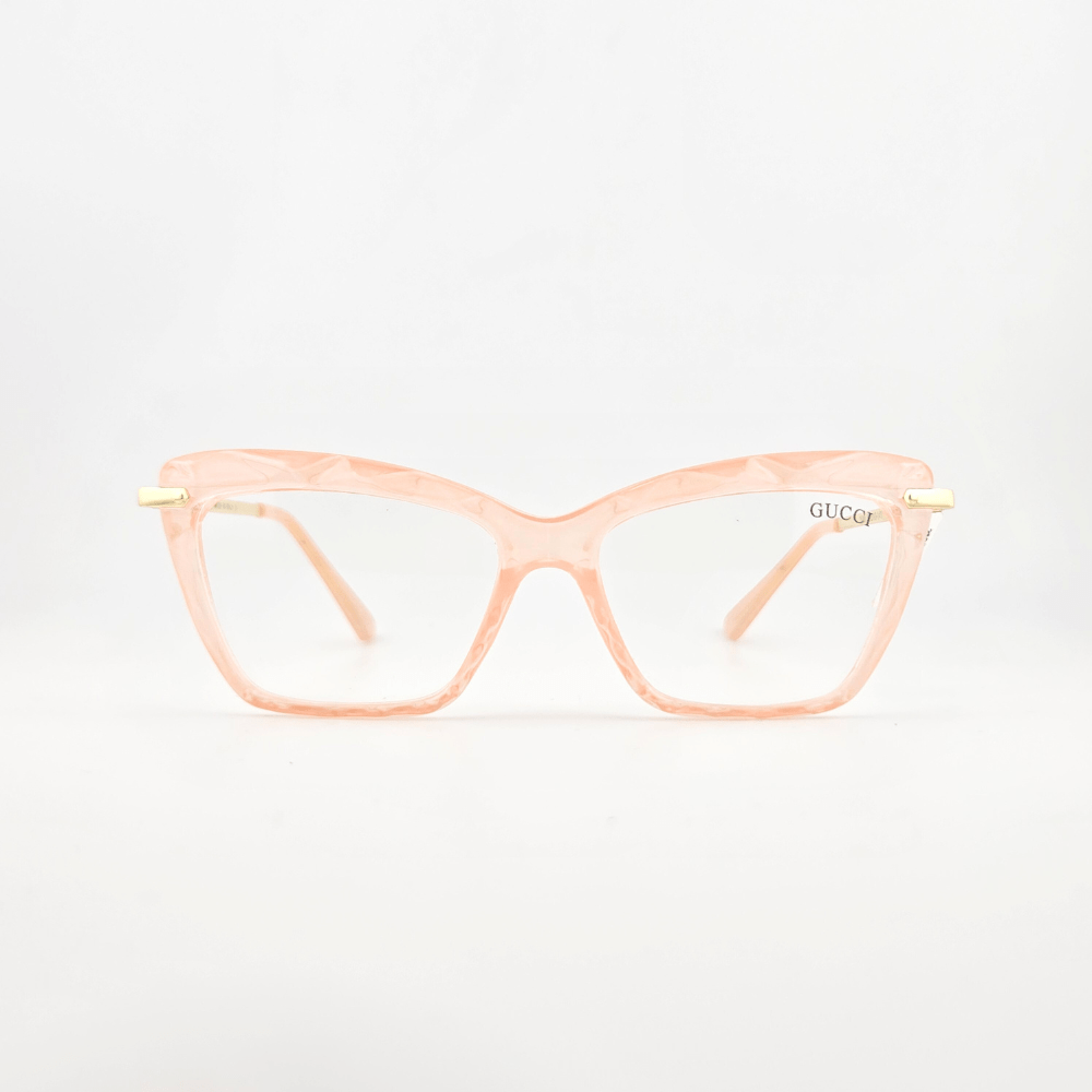 عینک طبی گوچی مدل Peach Crystal عینک طبی گوچی مدل Peach Crystal