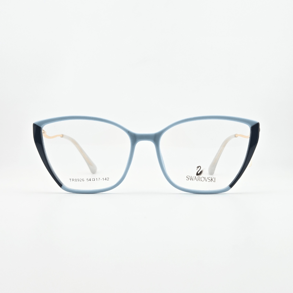 عینک طبی سوارسکی گربه‌ای آبی یخی